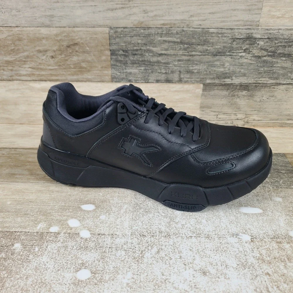 Kuru Kinetic 2 Womens Shoes Sz 12 W Athletic‎ Running Smokestack Black Sneakers